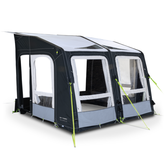 Kampa Rally Pro 330 – Tenda Da Sole Per Camper/Roulotte, Anno 2019, Tessuto Weathershield Pro, Telaio In Alluminio, Finestre Trasparenti, Altezza 235-250 Cm